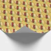 Glücklicher Hamburger Geschenkpapier (Ecke)