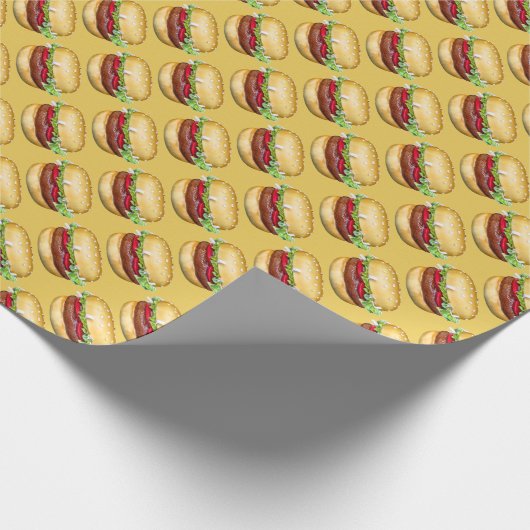Glücklicher Hamburger Geschenkpapier (Ecke)