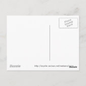 Glücklicher Hamburger Postkarte (Rückseite)