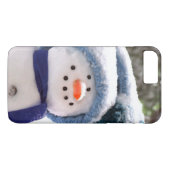 Glücklicher handgemachter Schneemann iPhone 7 Fall Case-Mate iPhone Hülle (Rückseite (Horizontal))
