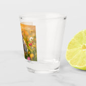 Glücklicher Hasenfuß Schnapsglas (Rechts)