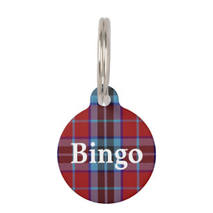 Glücklicher Haustier-Clan MacTavish Tartan karier Haustiermarke