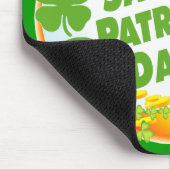 Glücklicher Heiligen Patrick Tag! Mousepad (Ecke)