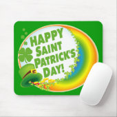 Glücklicher Heiligen Patrick Tag! Mousepad (Mit Mouse)