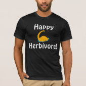 Glücklicher Herbivore - Sauropod T-Shirt (Vorderseite)