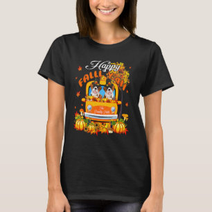 Glücklicher Herbst Euch alle Erntedank St. Bernhar T-Shirt