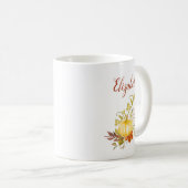 Glücklicher Herbst Kaffeetasse Becher Herbst Kürbi (VorderseiteRechts)