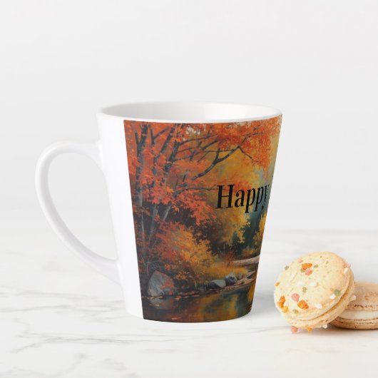 Glücklicher Herbst Yall Latte Tasse (Beispiel)