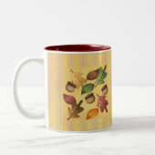 glücklicher Herbst Zweifarbige Tasse (Links)