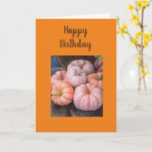 **GLÜCKLICHER HERBSTAG** PUMPKIN STIL KARTE (Gelbe Blume)
