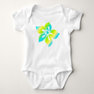 Glücklicher Hibiskus-Säugling-Kriecher Baby Strampler