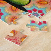 Glücklicher Highland Martini Puzzle (Seite)