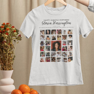 Glücklicher himmlischer Geburtstag   Foto-Tribut-D T-Shirt