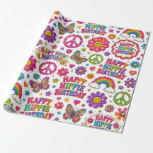 Glücklicher Hippie-Geburtstagsgeschenkverpackung B