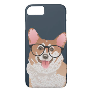 Glücklicher Hipsterpembroke-WaliserCorgi Case-Mate iPhone Hülle