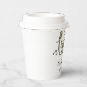 Glücklicher Hochzeits-Brautjunggesellinnenabschied Pappbecher (Rechts)