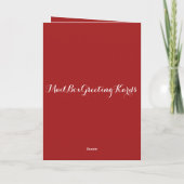 Glücklicher Hochzeitstag Gruß Karte (Rückseite)