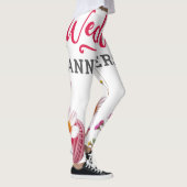 Glücklicher Hochzeitstag Leggings (Rechts)
