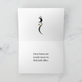 Glücklicher Hochzeitstag | Romantischer Kuss Karte (Innenseite)