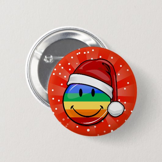 Glücklicher homosexueller Lgbt Button (Vorne & Hinten)