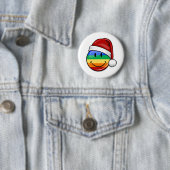 Glücklicher homosexueller Lgbt Button (Beispiel)