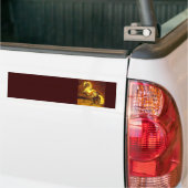 GLÜCKLICHER HORSE, Gelb Autoaufkleber (Auf Lkw)