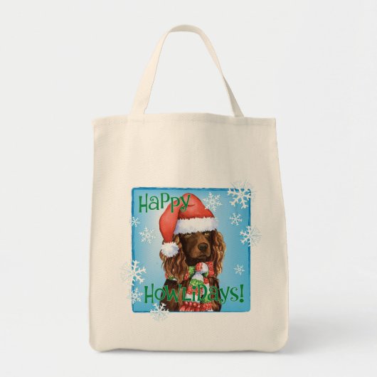 Glücklicher Howliday Boykin Spaniel Tragetasche (Vorne)