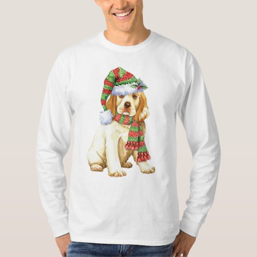 Glücklicher Howliday Clumber Spaniel T-Shirt