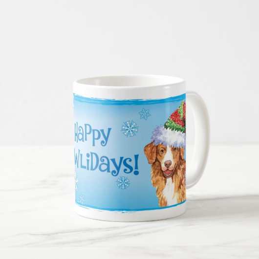 Glücklicher Howliday Toller Kaffeetasse (VorderseiteRechts)