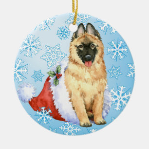 Glücklicher Howlidays Belgier Tervuren Keramikornament