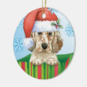 Glücklicher Howlidays englischer Setzer Keramik Ornament (Links)