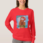 Glücklicher Howlidays Irischer Setter T-Shirt (Vorderseite)
