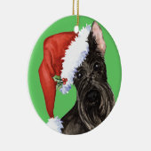 Glücklicher Howlidays Scottish Terrier Keramikornament (Rechts)
