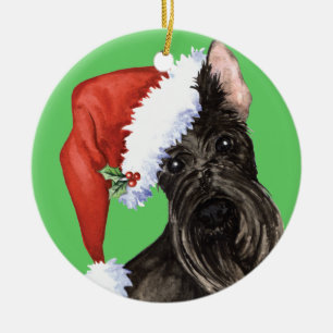 Glücklicher Howlidays Scottish Terrier Keramikornament