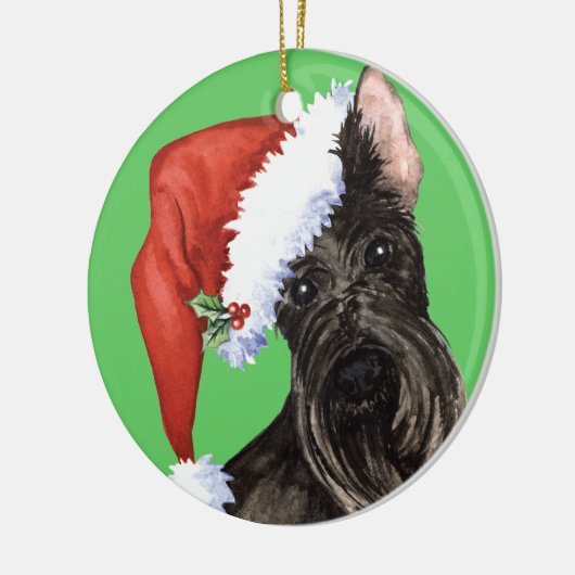 Glücklicher Howlidays Scottish Terrier Keramikornament (Links)