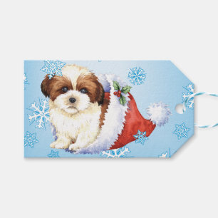 Glücklicher Howlidays Shih Tzu Geschenkanhänger