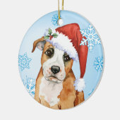 Glücklicher Howlidays Staffordshire Bullterrier Keramik Ornament (Links)