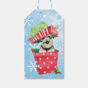 Glücklicher Howlidays StandardSchnauzer Geschenkanhänger