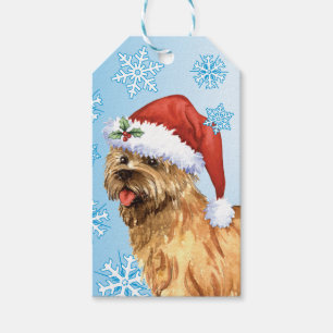 Glücklicher Howlidays Steinhaufen Terrier Geschenkanhänger