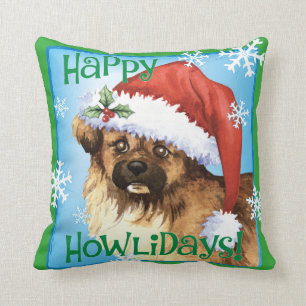 Glücklicher Howlidays TibetanerSpaniel Kissen