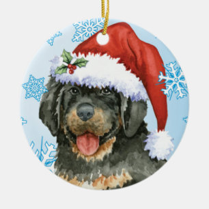 Glücklicher Howlidays tibetanischer Mastiff Keramik Ornament