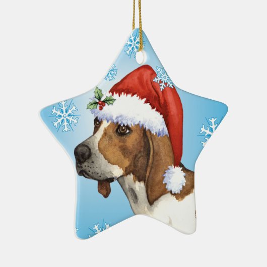 Glücklicher Howlidays Treeing Wanderer Keramikornament (Rechts)