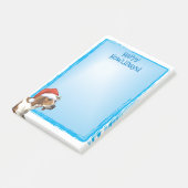 Glücklicher Howlidays Treeing Wanderer Post-it Klebezettel (angewinkelt)