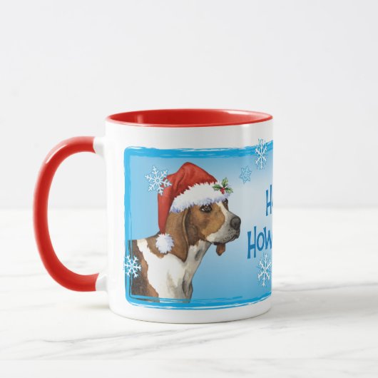 Glücklicher Howlidays Treeing Wanderer Tasse (Links)