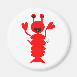 Glücklicher Hummer Magnet