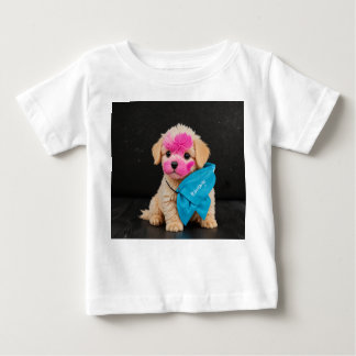 glücklicher Hund Baby T-shirt