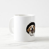 Glücklicher Hund   Kaffeetasse (Vorderseite Links)
