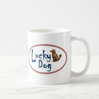 Glücklicher Hund Kaffeetasse