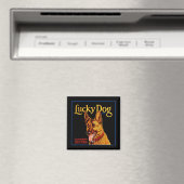 Glücklicher Hund Magnet (In Situ (Geschirrspüler))