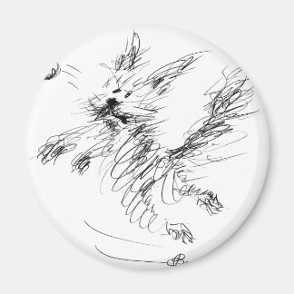 glücklicher Hund Magnet